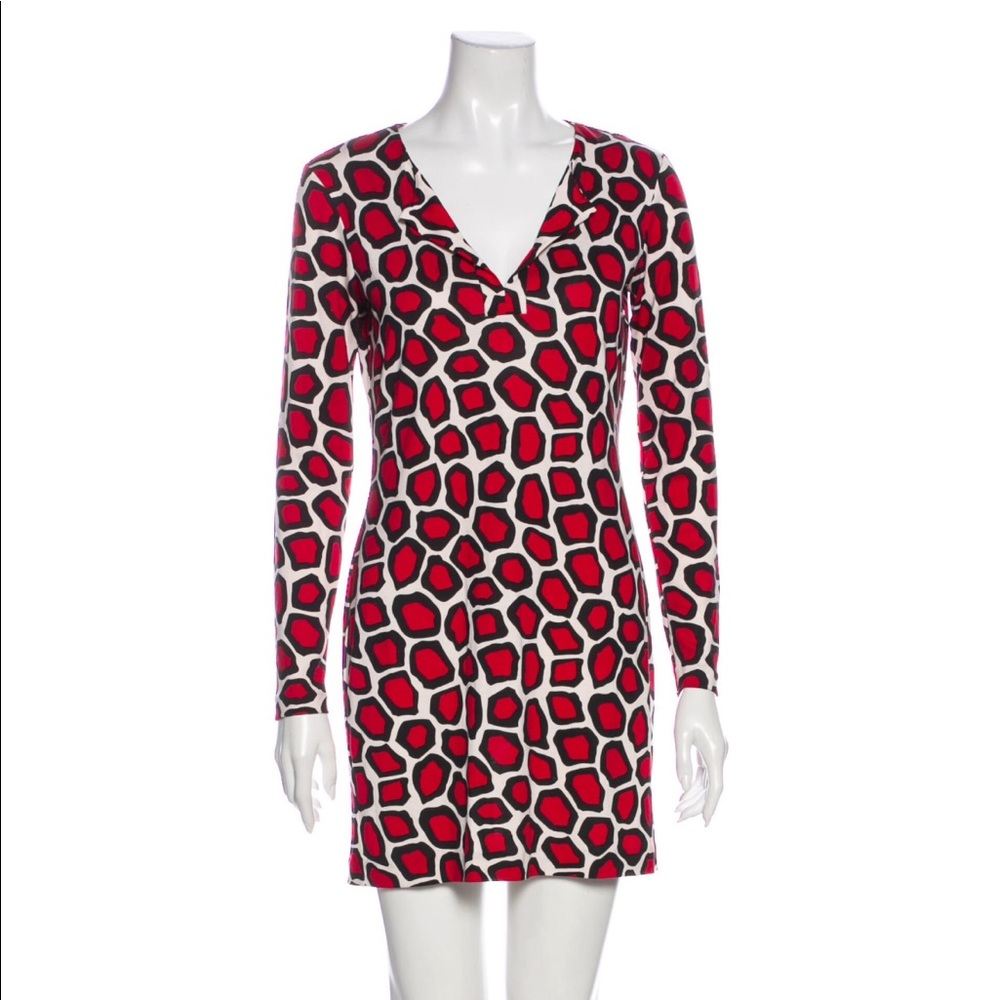 DIANE VON FURSTENBERG - Silk Animal Print Tunic